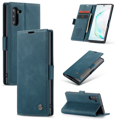 Samsung Galaxy Note10 Case - Folio Flip Wallet Phone Case - Casebus Slim Folio Wallet Phone Case, Leather, Credit Card Holder, Kickstand, Magnetic Flip Protective Case - CAELAN