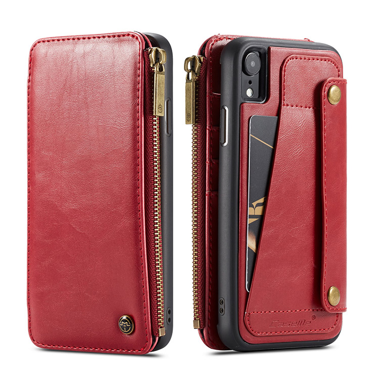 iPhone XR Case Folio Flip Wallet Detachable Phone Case Slim