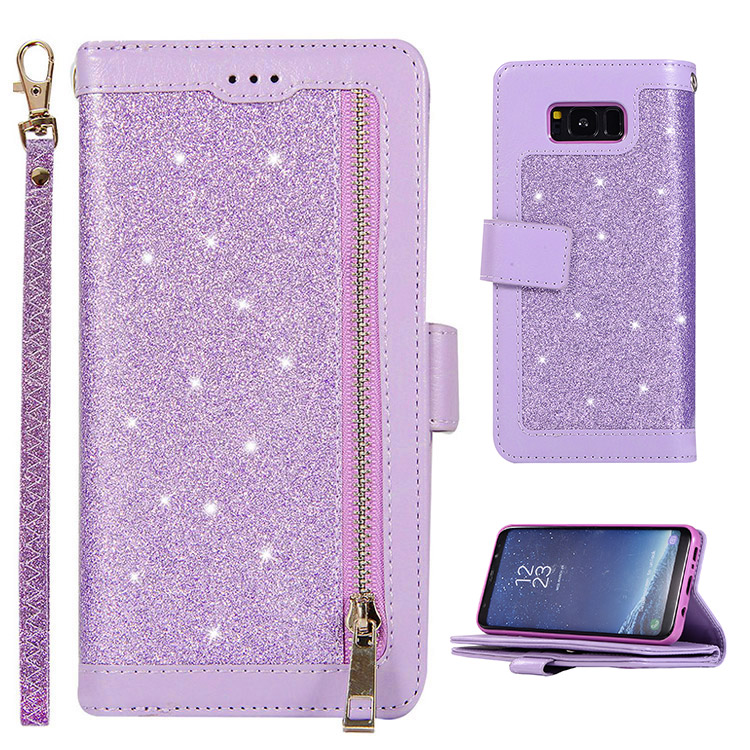 Casebus - Glitter Bling 9 Cards Slots Wallet Phone Case - Leather Flip ...