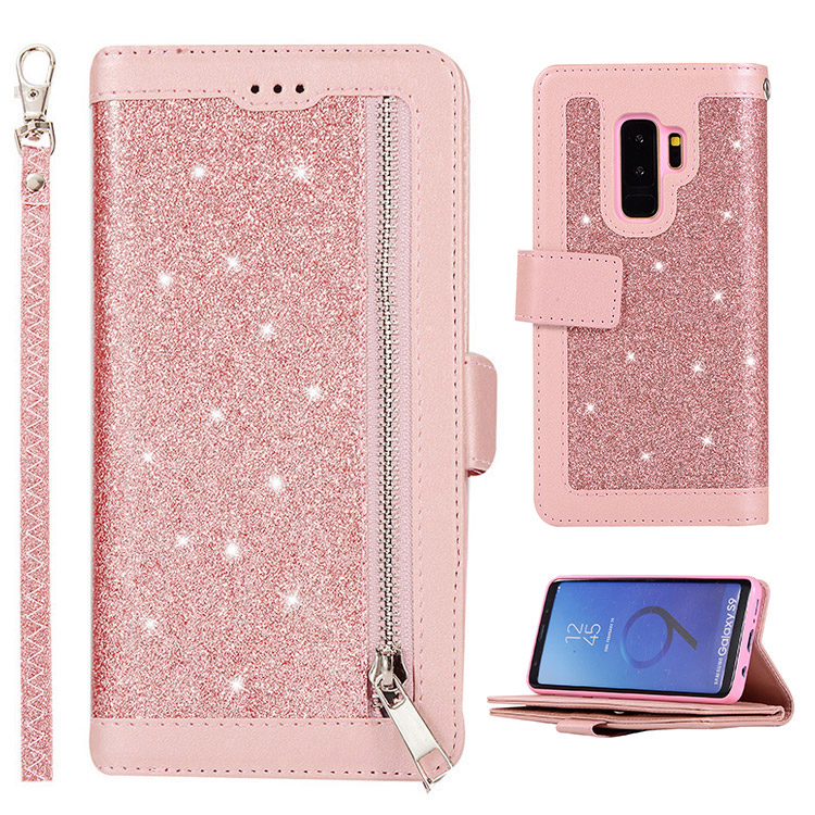 Samsung Galaxy S9 Plus Case Folio Flip Wallet Phone Case