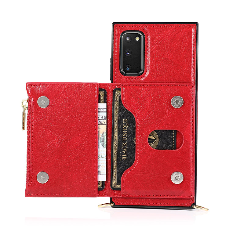 Samsung Galaxy S20 Case Casebus Classic Square Crossbody Wallet