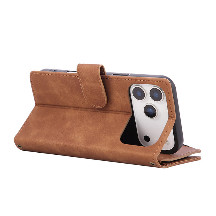 IPhone 16 Pro Max Case, Shockproof Zipper Wallet Purse Case - View #8