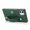 Casebus - Hand Strap Holder Crossbody Wallet Phone Case - Credit Card Holder, Adjustable Removable Shoulder Strap, Leather Kickstand Shockproof Case