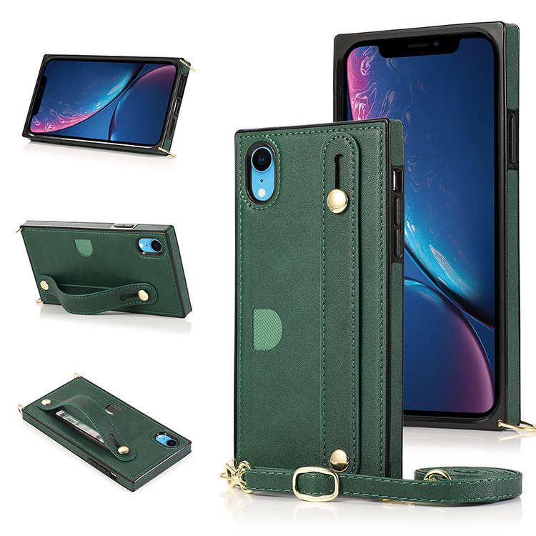 iPhone XR Case Casebus Hand Strap Holder Crossbody Wallet Phone