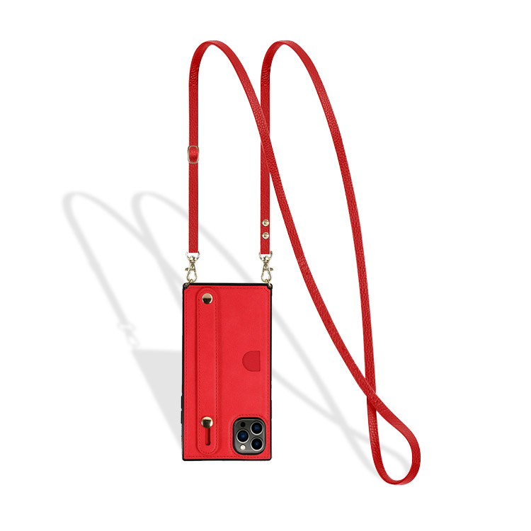 iPhone 13 Pro Case Casebus Hand Strap Holder Crossbody Wallet Phone
