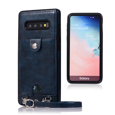 Samsung Galaxy S20 Case Casebus - Slim Crossbody Wallet Phone Case - Detachable Strap Card Holder Clutch Leather Back Case
