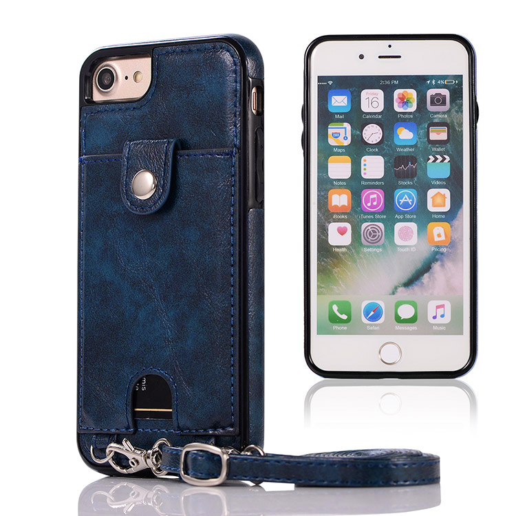 Casebus Slim Crossbody Wallet Phone Case Detachable Strap Card