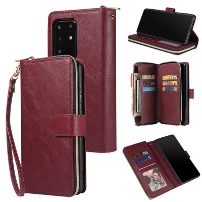 Samsung Galaxy S20 Case - Folio Flip Wallet Phone Case - Casebus Classic Wallet Phone Case, 9 Card Slots, Premium Leather, Credit Card Holder, Shockproof Case - BENNIE