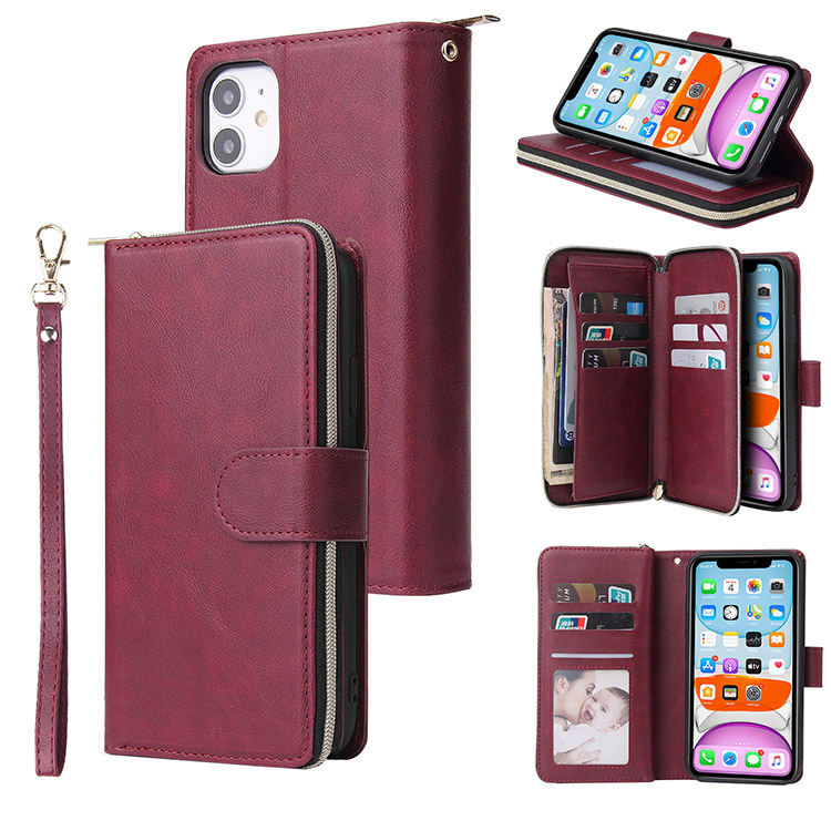 iPhone 12 Mini Case - Casebus - Classic 9 Card Slots Wallet Phone Case ...