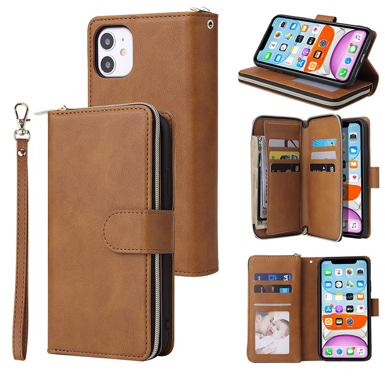 iPhone 11 Case - Casebus - Classic 9 Card Slots Wallet Phone Case ...