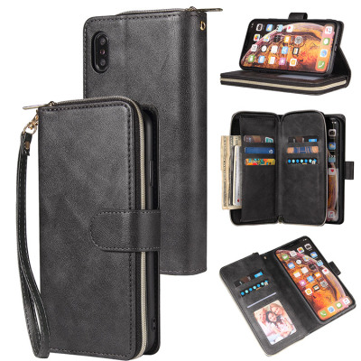iPhone XS Max Case - Folio Flip Wallet Phone Case - Classic 9 Card - BENNIE