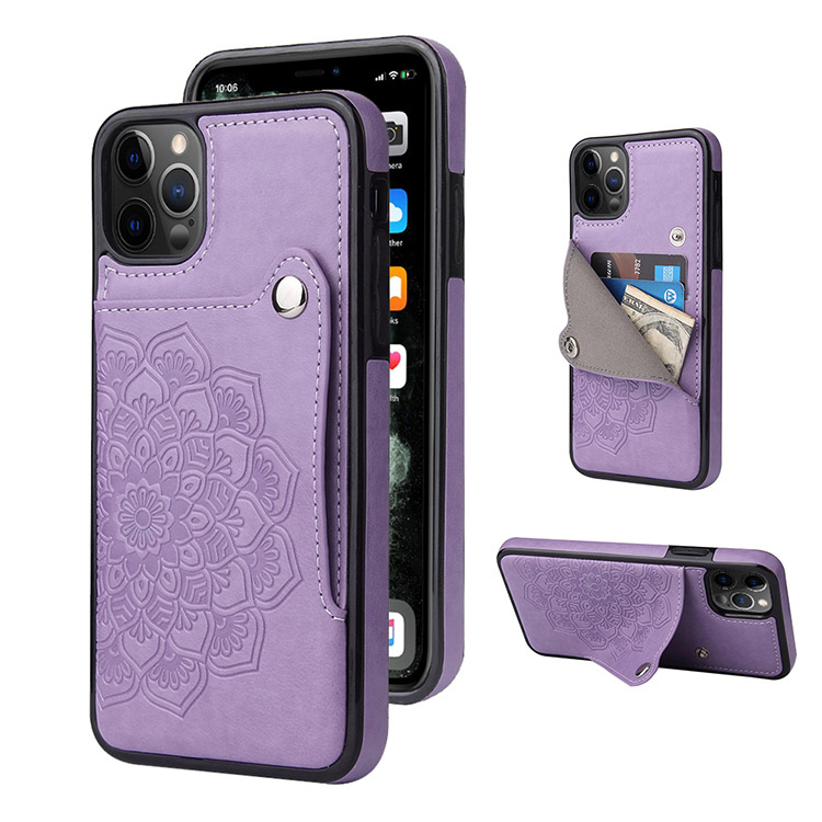 iPhone 12 Pro Case - Wallet Phone Case - - Casebus - Slim Mandala ...