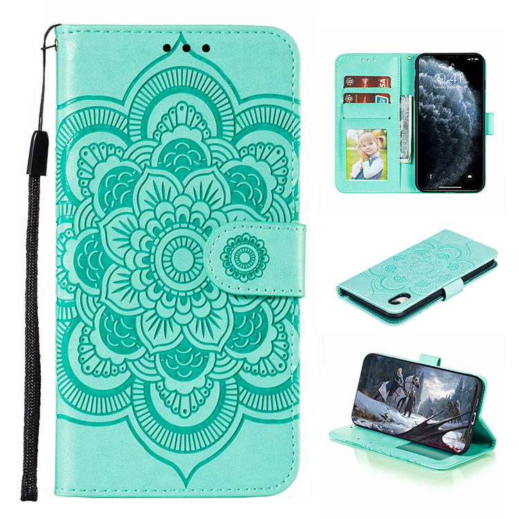 iPhone XR Case - Casebus - Mandala Folio Wallet Phone Case - Premium ...