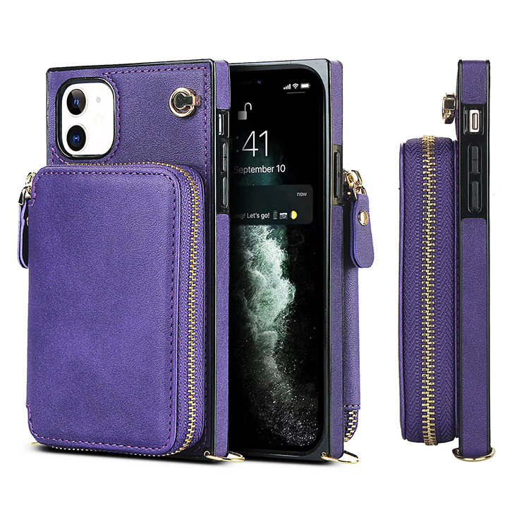 Casebus - Classic Crossbody Wallet Phone Case - Premium Leather, Credit ...