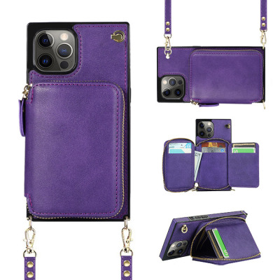 Samsung Galaxy S22 Ultra Case Casebus - Classic Crossbody Wallet Phone Case - Premium Leather, Credit Card Holder, Zipper Pocket Purse Handbag, Kickstand Shockproof Case