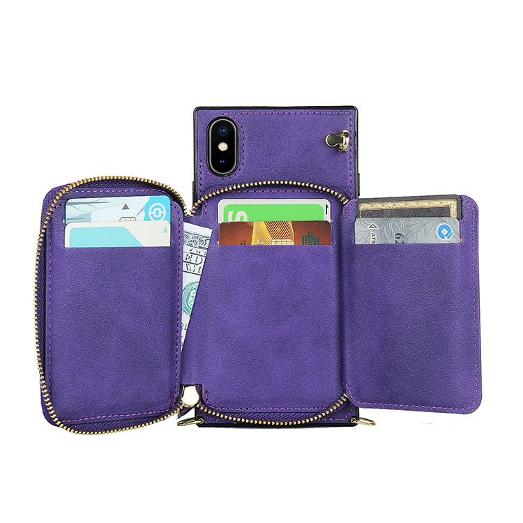 iPhone X/XS Case Casebus Classic Crossbody Wallet Phone Case