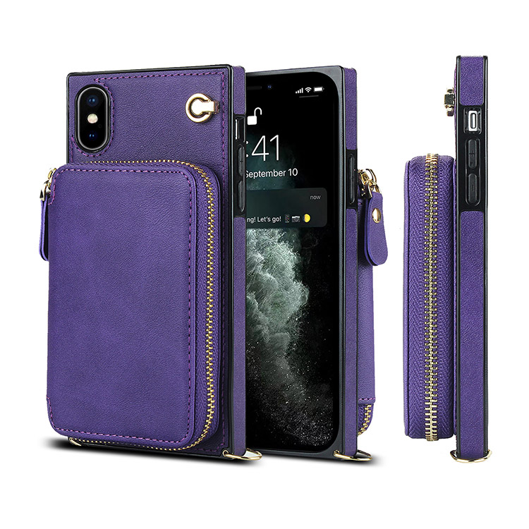 iPhone XS Max Case Casebus Classic Crossbody Wallet Phone Case