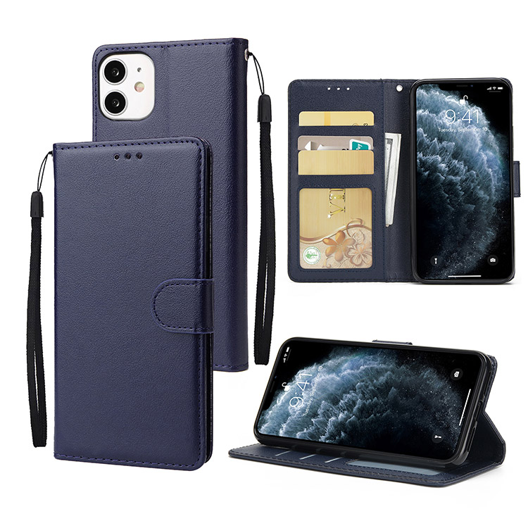 Casebus Samsung Galaxy S9 Plus Case Wallet Leather - Magnetic Closure - Flip Folio - Zipper Card Slots - Black - Wallet Cover