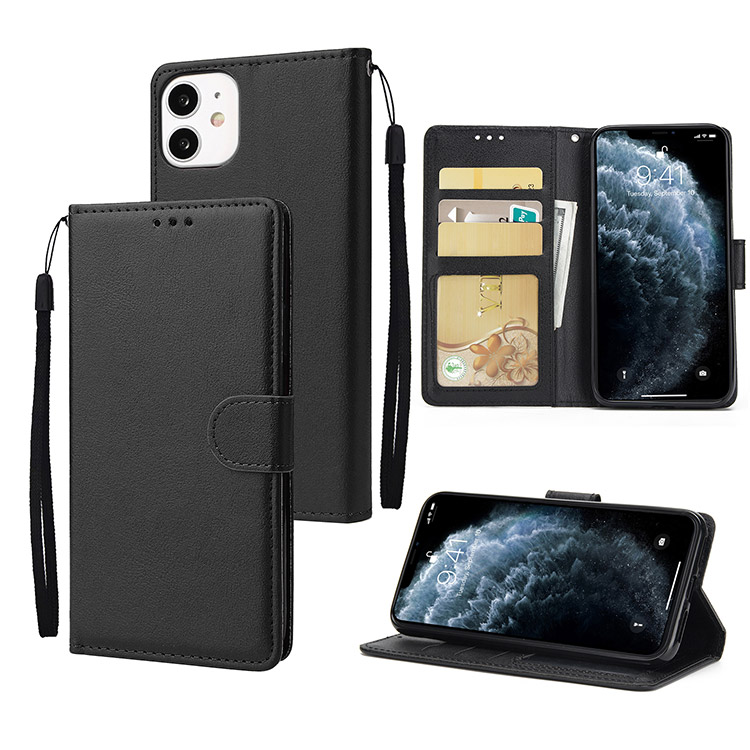 iPhone 13 Mini Case - Casebus - Flip Folio 3 Card Slots Wallet Phone ...