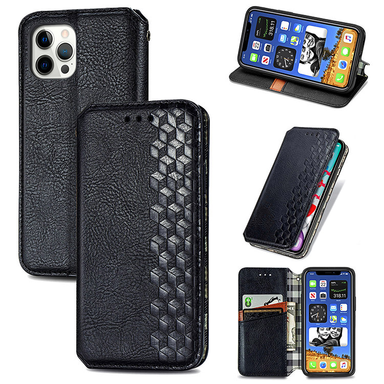 iPhone 12 Pro Max Case - Folio Flip Wallet Phone Case - Casebus