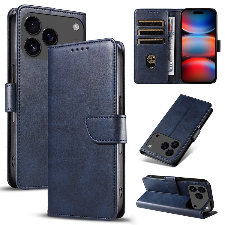 iPhone 12 Pro Case - Folio Flip Wallet Phone Case - Custodia per telefono a portafoglio Classic Folio, in pelle premium, porta carte di credito, chiusura magnetica, custodia antiurto a flip