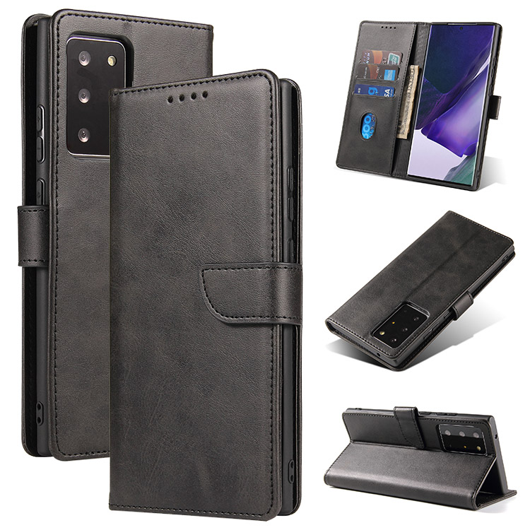 Casebus Samsung Galaxy S9 Plus Case Wallet Leather - Magnetic Closure - Flip Folio - Zipper Card Slots - Black - Wallet Cover