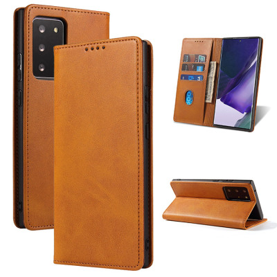 Samsung Galaxy Note20 Ultra Case - Folio Flip Wallet Phone Case - Best Sellers,  Casebus Magnetic Folio Wallet Phone Case, Premium Leather, Credit Card Holder, Magnetic Closure, Flip Kickstand Shockproof Case - BRYCE