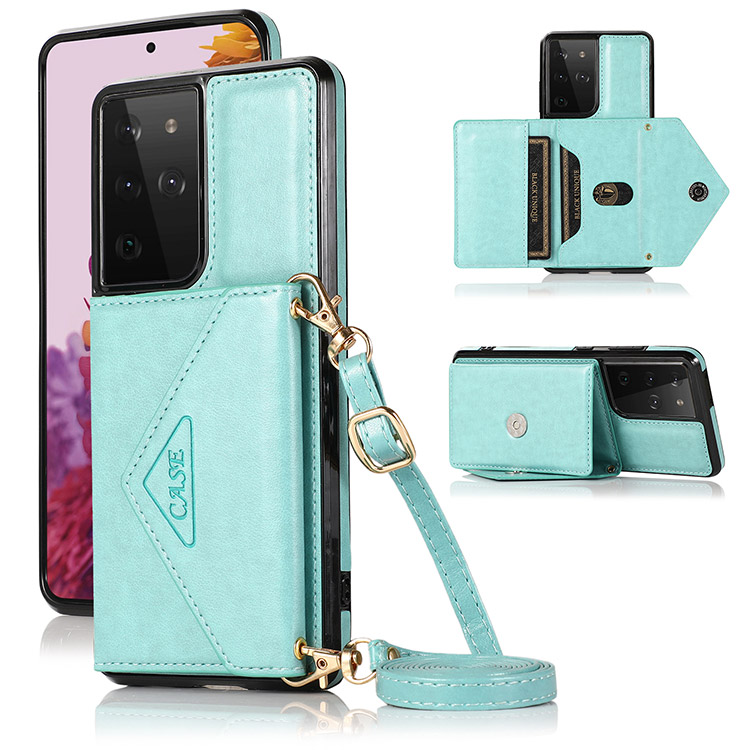 Samsung Galaxy S21 Ultra Case - Crossbody Wallet Phone Case - - Casebus ...