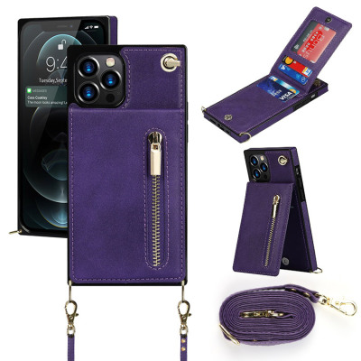  Case Casebus - Crossbody Wallet Phone Case - 5 Card Slots, Premium Leather, Kickstand Shockproof Case