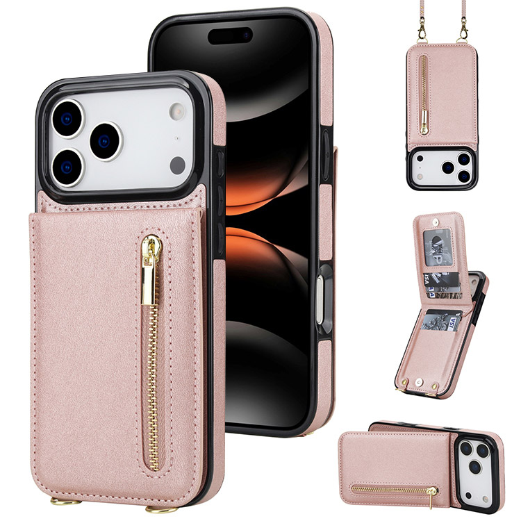 iPhone 17 Pro Max Case - Crossbody Wallet Phone Case - Casebus