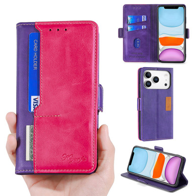 Folio Flip Wallet Phone Case - Casebus Flip Folio Wallet Phone Case, Credit Card Holder Magnetic Stand Leather Durable Shockproof Protective Cover - KLARI