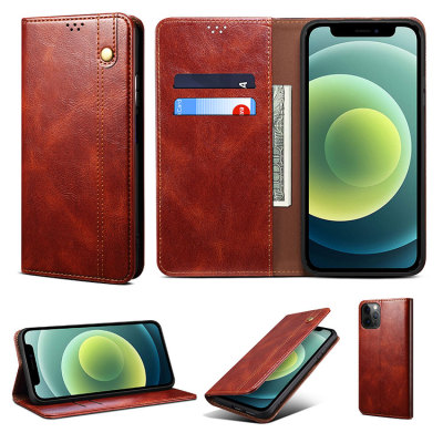 Casebus - Slim Wallet Phone Case - Folio Flip, Leather, Card Holde, Cash Bag, Stand, Magnetic Closure, Shockproof Protective Cover