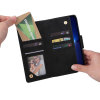 Casebus - Multi Card Zipper Wallet Phone Case - 7 Card Slots Cash Pocket Kickstand Strap Leather Folio Flip Magnetic Cover