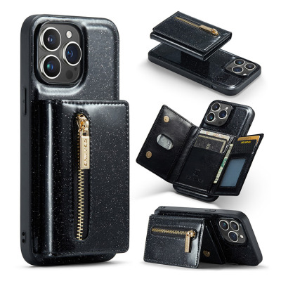 Detachable Wallet Phone Case - Glitter Detachable Tri Fold 7 Card - ALLISON M3