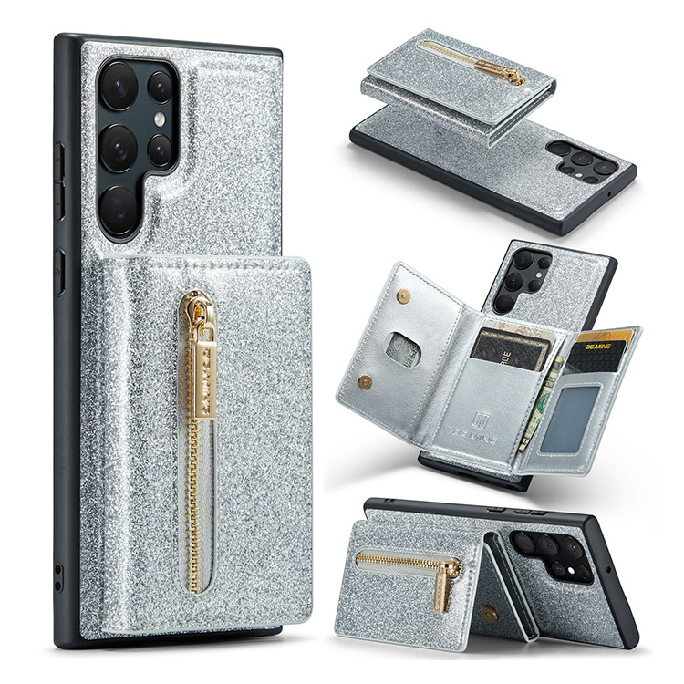 Detachable Wallet Phone Case - Casebus Magnetic Detachable Wallet Phone  Case, Tri Fold 7 Card Slots Large Cash Pocket Trifold Card Holder Kickstand  TPU Shockproof Back Cover - ALLISON M1 - Casebus