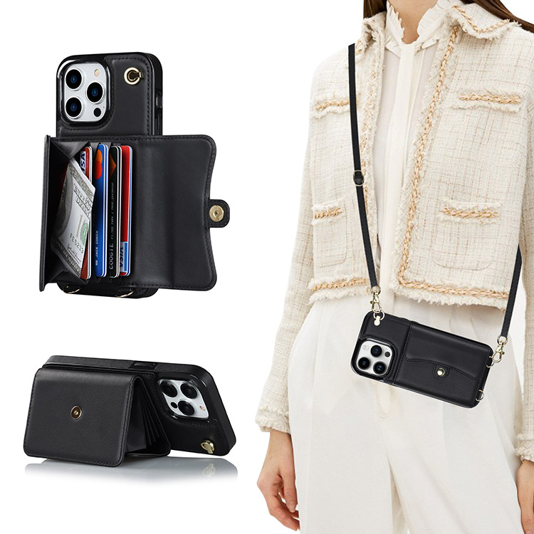 iPhone XS Max Case Crossbody Wallet Phone Case Casebus Crossbody Wallet Phone Case Magnetic Closure Flip Handbag Leather Card Holder Wrist Strap Lanyard RFID Blocking Kickstand Cover AMELIA Casebus