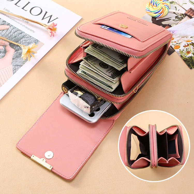 Wallet Crossbody Phone Case Casebus Classic Phone Purse, Touch Screen