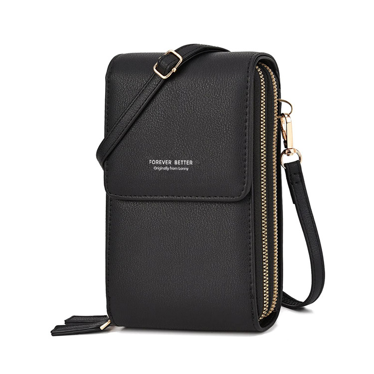 PALAY Small Crossbody Wallet Phone Bag for Women Mini Shoulder Handbag Wallet with Credit Card Slots Large Cell Pouch Purse
