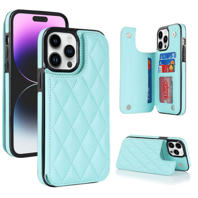 iPhone 15 Pro Case - Wallet Phone Case - Casebus Wallet Phone Case, Credit Card Holders, Magnetic Closure & Premium Leather, Kickstand, Shockproof Cover - LIESL