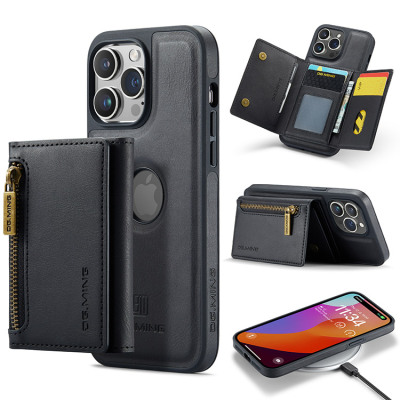 Samsung Galaxy A72 4G/5G Case - Detachable Wallet Phone Case - Casebus Magnetic Detachable Wallet Phone Case, Tri Fold 6 Card Slots Zipper Pocket Shockproof Back Cover - ALLISON M5