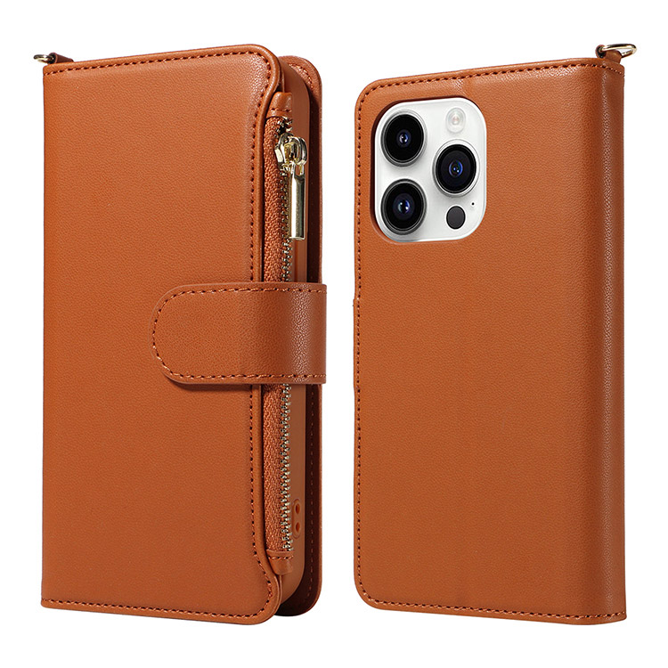 iPhone 15 Pro Case Wallet Folio Flip Detachable Phone Case Casebus