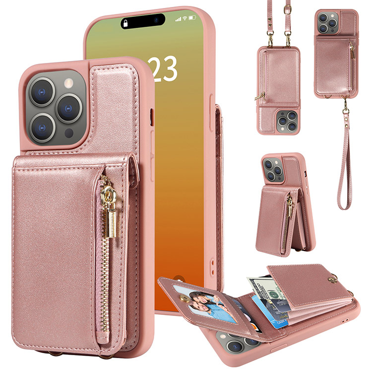 Samsung Galaxy S23 Ultra Case - Wallet Crossbody Phone Case - Casebus  Crossbody Wallet Phone Case, With Detachable Strap Lanyard Magnetic Closure  Credit Card Holder Leather Kickstand Shockproof Cover - WYNTER - Casebus