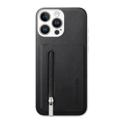 Samsung Galaxy A53 5G Case - Wallet Phone Case - Casebus Zipper Wallet Phone Case, PU Leather Kickstand Cover, Credit Card Holder, Double Magnetic Buttons - SIDNEY