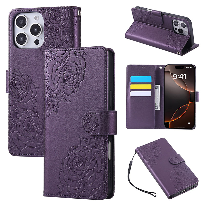 CYSUE Custodia a libro magnetica in pelle con motivo coccodrillo, per Apple iPhone 13 (2021) da 6,1 pollici con chiusura magnetica, supporto per carte di credito (colore : rosso
