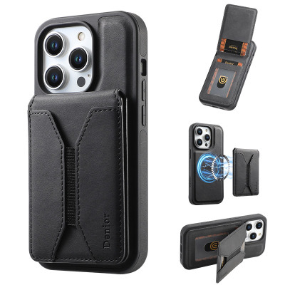 iPhone 13 Pro Max Case - Wallet Detachable Phone Case - Casebus Magnetic Detachable Wallet Phone Case, Support Magsafe, with Card Slot Holder - HOGAN
