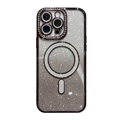 iPhone 13 Pro Max Case - Heavy Duty Glitter Phone Case - Casebus Magnetic Glitter Phone Case, Support Magsafe, Shockproof Protective Cover, with Camera Lens Protector - CECILIA