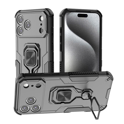 Heavy Duty Phone Case - Casebus Slim Magnetic Phone Case, Anti Slip Soft Edge Shell, with Built in Rotate Kickstand Drop Proof Protective - KENDALL