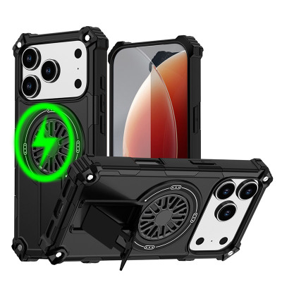 Samsung Galaxy S24 Plus Case - Heavy Duty Phone Case - Casebus Heavy Duty Phone Case, Compatible with MagSafe, Built in Hidden Folding Stand, Shockproof Protection - GALE