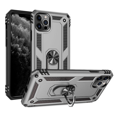 iPhone X/XS Case Casebus - Classic Armor#1 Phone Case (Built-in Magnetic Car Kickstand) - Premium Drop Impact 360°Metal Rotating Ring Holder Shockproof Case