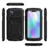 Casebus - Heavy Duty Tank Phone Case (with Screen Protector) - Metal Rugged Kickstand Sturdy Full Body Case